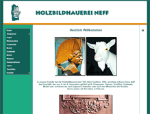 Tablet Screenshot of holzbildhauerei-neff.ch